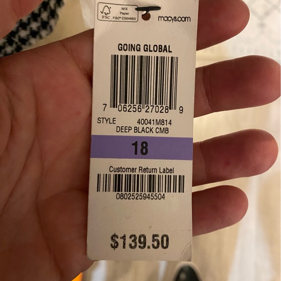 Charter Club NWT Houndstooth Blazer - Size 18 - Picture 6 of 8